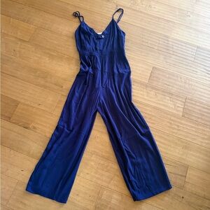 Blue Sleeveless Rokoko Size Small Jumpsuit